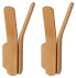 Фото #1 товара Держатель для полотенец Relaxdays 2 x двойные крючки из бамбука