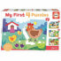 Фото #1 товара Головоломка Educa My First Puzzles 8 Предметы (8 + 7 + 6 +5 pcs)