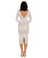 ფოტო #2 პროდუქტის Women's Sequined Bodycon Midi Dress