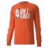 Фото #1 товара Puma 4Th Quarter Crew Neck Long Sleeve T-Shirt Mens Size S Athletic Casual Tops