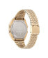 ფოტო #3 პროდუქტის Unisex Digital Two Gold-Tone Stainless Steel Bracelet Watch 36mm