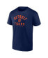 Фото #5 товара Men's Orange, Navy Detroit Tigers Player Pack T-shirt Combo Set