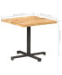 Фото #2 товара Bistro Table Square 31.5"x31.5"x29.5" Rough Mango Wood