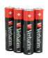 Фото #7 товара Одноразовые батарейки Verbatim AAA Alkaline 1.5V 10 штук черные красные