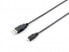 Фото #2 товара Equip USB 2.0 Type A to Micro-B Cable - 1.0m - Black - 1 m - USB A - Micro-USB B - USB 2.0 - Male/Male - Black