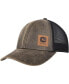 Фото #1 товара Men's Brown John Deere Classic Oil Skin Corner Logo Trucker Adjustable Hat