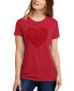ფოტო #1 პროდუქტის Women's Love Yourself Premium Blend Word Art Short Sleeve T-shirt