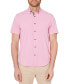 ფოტო #1 პროდუქტის Men's Slim Fit Non-Iron Solid Performance Stretch Button-Down Shirt