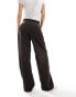 Фото #2 товара Monki high waist tailored trousers in brown