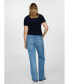 Фото #2 товара Women's Maternity Wideleg Jeans