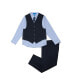 ფოტო #2 პროდუქტის Boys 4 Piece Vest Set