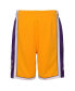 ფოტო #3 პროდუქტის Big Boys Gold Los Angeles Lakers Hardwood Classics Swingman Shorts