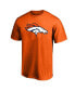 Men's Russell Wilson Orange Denver Broncos Big and Tall Player Name and Number T-shirt