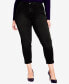 ფოტო #1 პროდუქტის Plus Size Stretch Girlfriend Tall Length Jean