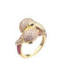 Фото #1 товара Pink Cubic Zirconia Flamingo Ring