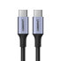 Фото #1 товара Kabel przewód USB-C Power Delivery 100W Quick Charge FCP 5A 3m szary