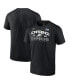 Фото #2 товара Men's Black Philadelphia Eagles 2022 NFC Champions Shadow Cast T-shirt