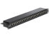 Фото #1 товара Delock 43298 - RJ-45 - Black - Rack mounting - 1U - 483 mm - 44 mm