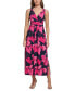 Фото #2 товара Women's Floral Empire-Waist Maxi Dress