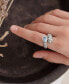 ფოტო #4 პროდუქტის Swiss Blue Topaz & Bali Filigree Ring in Sterling Silver, Size 7