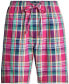 ფოტო #4 პროდუქტის Men's Cotton Woven Sleep Shorts