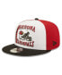 ფოტო #2 პროდუქტის Men's White, Black Arizona Cardinals Retro Sport 9FIFTY Snapback Hat