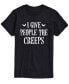 Фото #1 товара Men's Give People The Creeps Classic Fit T-shirt