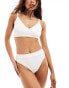 Фото #4 товара Lindex Hanna high waist bikini bottom in white