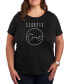 Trendy Plus Size Astrology Scorpio Graphic T-shirt