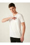 Erkek Beyaz Kısa Kollu T-shirt