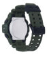 Men's Analog-Digital Green Resin Strap Watch 53mm