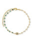 ფოტო #1 პროდუქტის Soothing Oasis - Opal Emerald Evil Eye Charm Bracelet