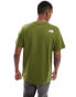 The North Face Berkeley California pocket t-shirt in olive