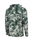 Men's Green Michigan State Spartans PFG Terminal Tackle Omni-Shade Rippled Long Sleeve Hooded T-shirt