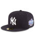 ფოტო #1 პროდუქტის Men's Navy New York Yankees 1998 World Series Wool 59FIFTY Fitted Hat