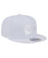 Фото #3 товара Men's Kansas City Chiefs Main White on White 9FIFTY Snapback Hat