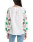 Фото #2 товара Frances Valentine Saskia Blouse Women's White Xs