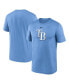 Фото #1 товара Men's Light Blue Tampa Bay Rays Legend Fuse Large Logo Performance T-shirt