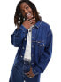 Фото #3 товара Tommy Jeans Aiden oversized denim trucker jacket in mid wash