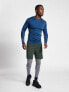 Фото #6 товара Hummel polyester mesh mid length training short in dark green