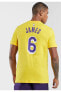Фото #2 товара Los Angeles Lakers Nba T-shirt in Yellow Erkek Sarı Basketbol Tişört DR6380-728