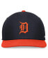 ფოტო #2 პროდუქტის Men's Navy/Orange Detroit Tigers Evergreen Two-Tone Snapback Hat