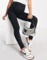 Фото #4 товара Mamalicious Maternity cotton 2 pack legging in black - BLACK