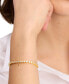 ფოტო #4 პროდუქტის Gold-Tone Cubic Zirconia Heart Tennis Bracelet