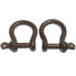 Фото #2 товара GOLDENSHIP Bow Shackle Hot D Galvanized 2 Units