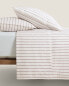 Фото #7 товара Striped cotton flat sheet