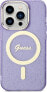 Guess Etui Guess GUHMP14LHCMCGU Apple iPhone 14 Pro purpurowy/purple hardcase Glitter Gold MagSafe