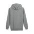 Puma Cat Logo Pullover Hoodie Mens Grey Casual Outerwear 67271203