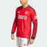 Фото #1 товара adidas men Manchester United 23/24 Long Sleeve Home Authentic Jersey