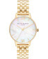 ფოტო #1 პროდუქტის Women's Gold-Tone Stainless Steel Bracelet Watch 30mm